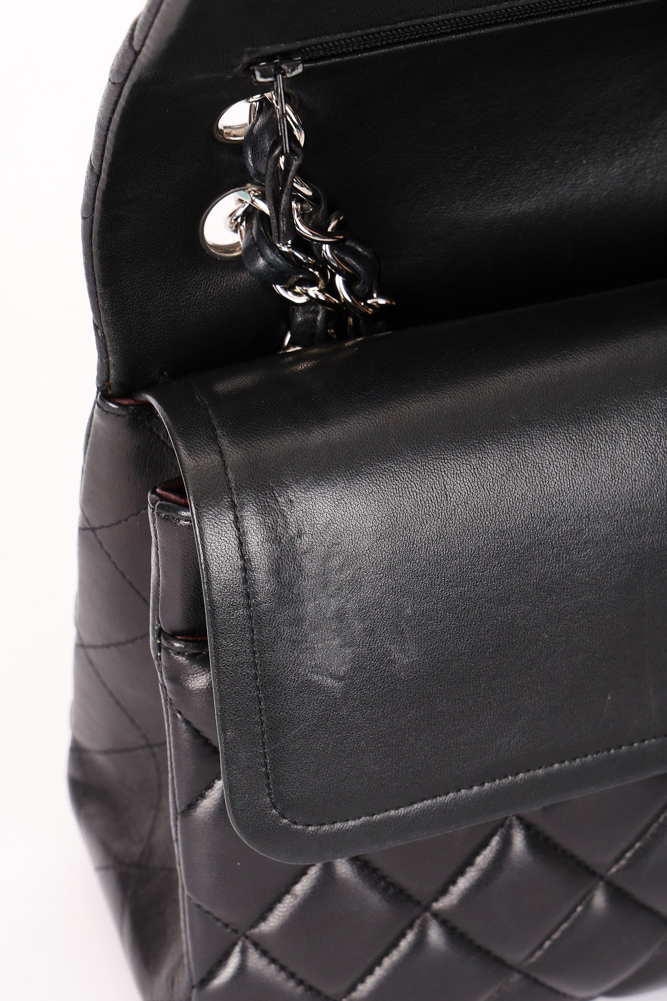 Chanel Jumbo Classic Double Flap Black Lambskin SHW