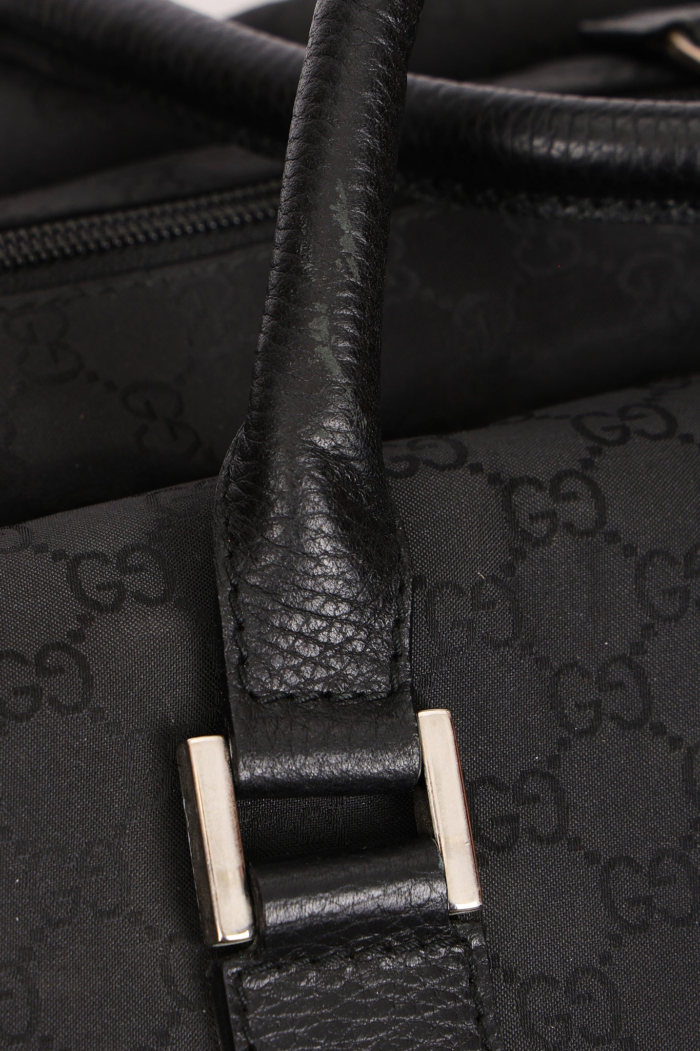 Gucci Monogram Nylon Duffle Bag