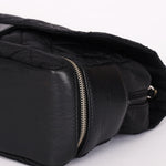 Chanel Expandable Ligne Flap Black Nylon SHW