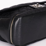 Chanel Expandable Ligne Flap Black Nylon SHW