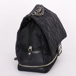 Chanel Expandable Ligne Flap Black Nylon 2007 SHW