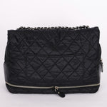 Chanel Expandable Ligne Flap Black Nylon 2007 SHW