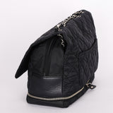 Chanel Expandable Ligne Flap Black Nylon 2007 SHW