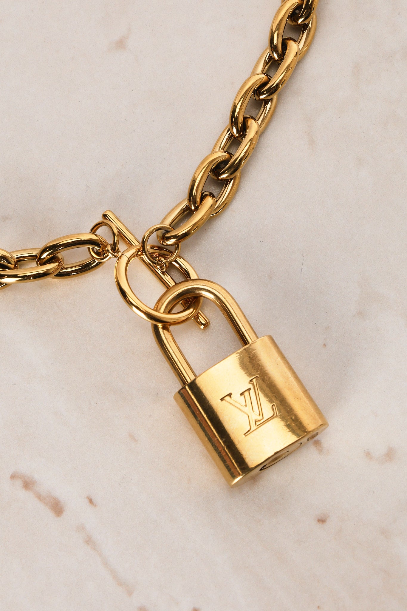 Louis Vuitton Monogram Gold Monogram Lock & Key x 10