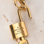 Louis Vuitton Monogram Gold Monogram Lock & Key x 10
