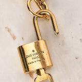 Louis Vuitton Monogram Gold Monogram Lock & Key x 10
