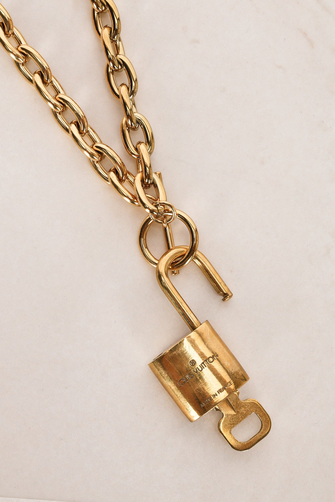 Louis Vuitton Monogram Gold Monogram Lock & Key x 10