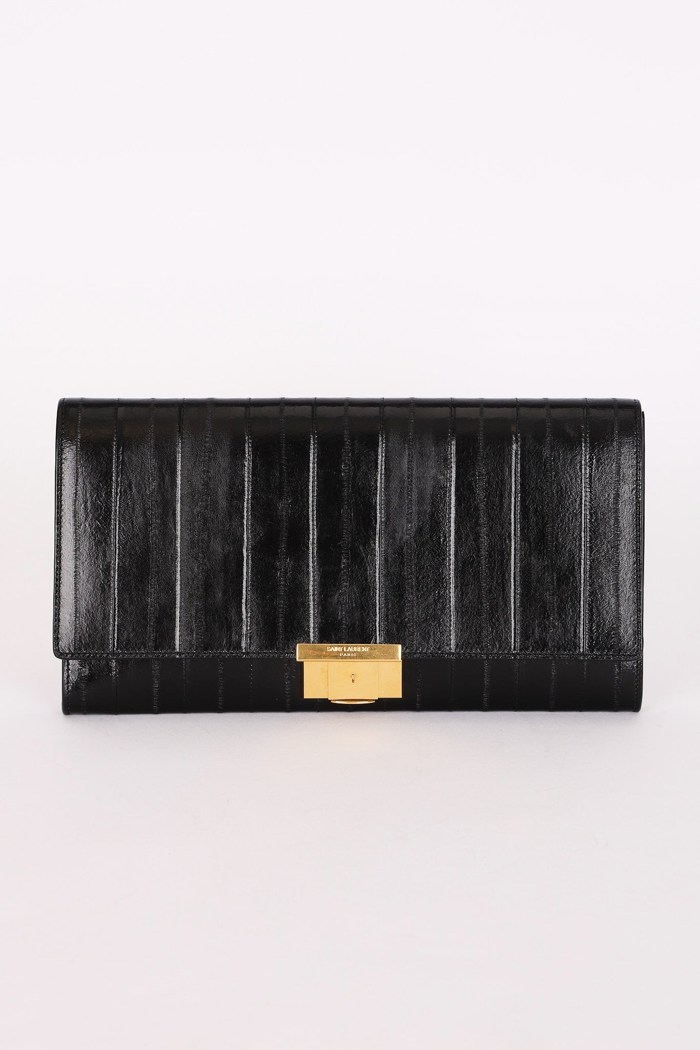 Saint Laurent Clutch Eel Skin