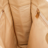 Chanel Wooden Top Handle Tote White Caviar