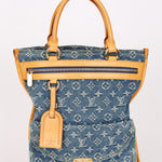 Louis Vuitton Monogram Denim Sac Plat 2005