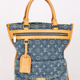 Louis Vuitton Monogram Denim Sac Plat 2005