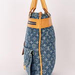 Louis Vuitton Monogram Denim Sac Plat 2005