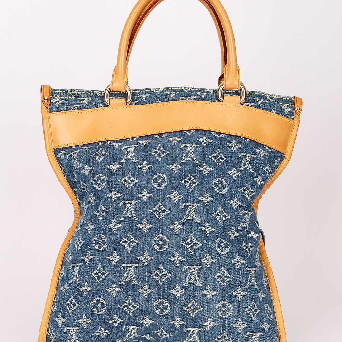 Louis Vuitton Monogram Denim Sac Plat 2005