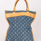 Louis Vuitton Monogram Denim Sac Plat 2005