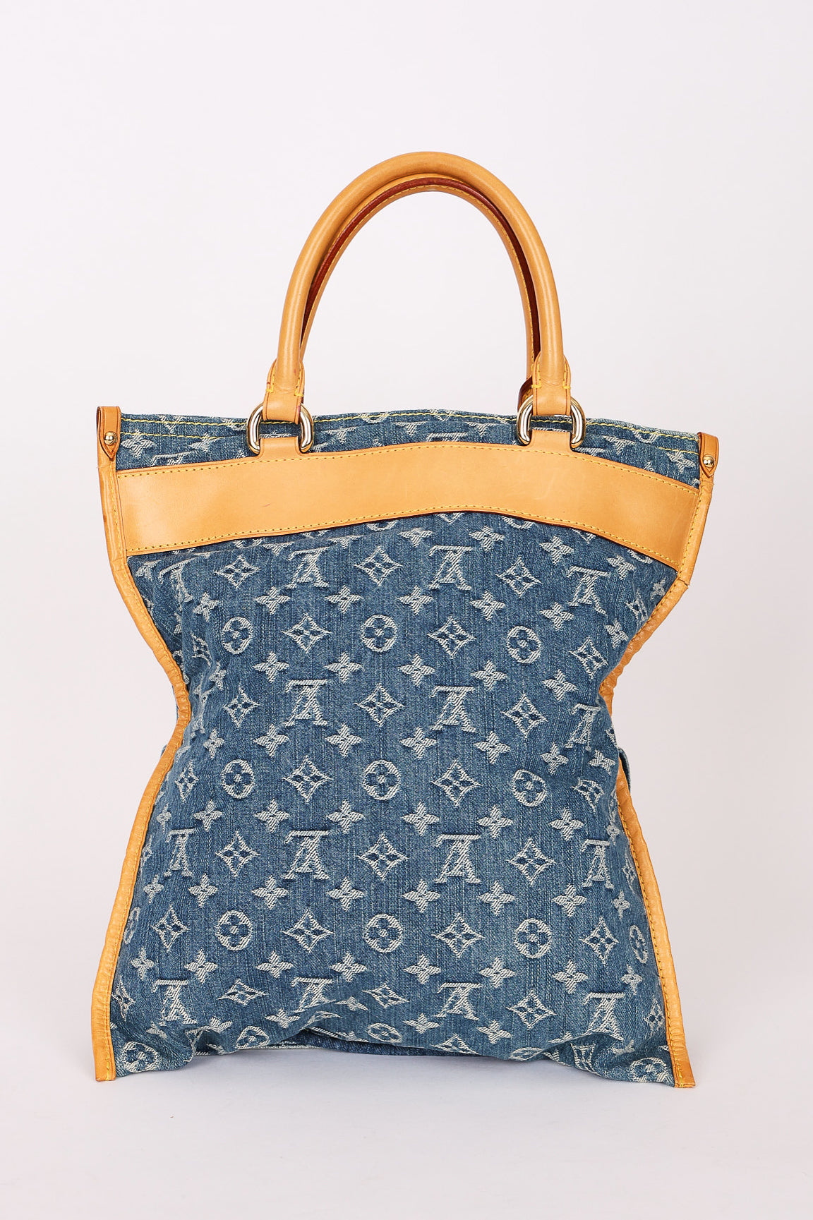 Louis Vuitton Monogram Denim Sac Plat 2005