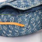 Louis Vuitton Monogram Denim Sac Plat 2005