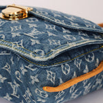 Louis Vuitton Monogram Denim Sac Plat 2005