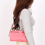 Hermès Clic-H 21 Shoulder Bag Rose Azalee Evercolor PHW