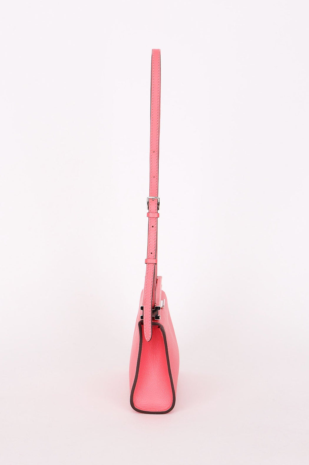 Hermès Clic-H 21 Shoulder Bag Rose Azalee Evercolor PHW