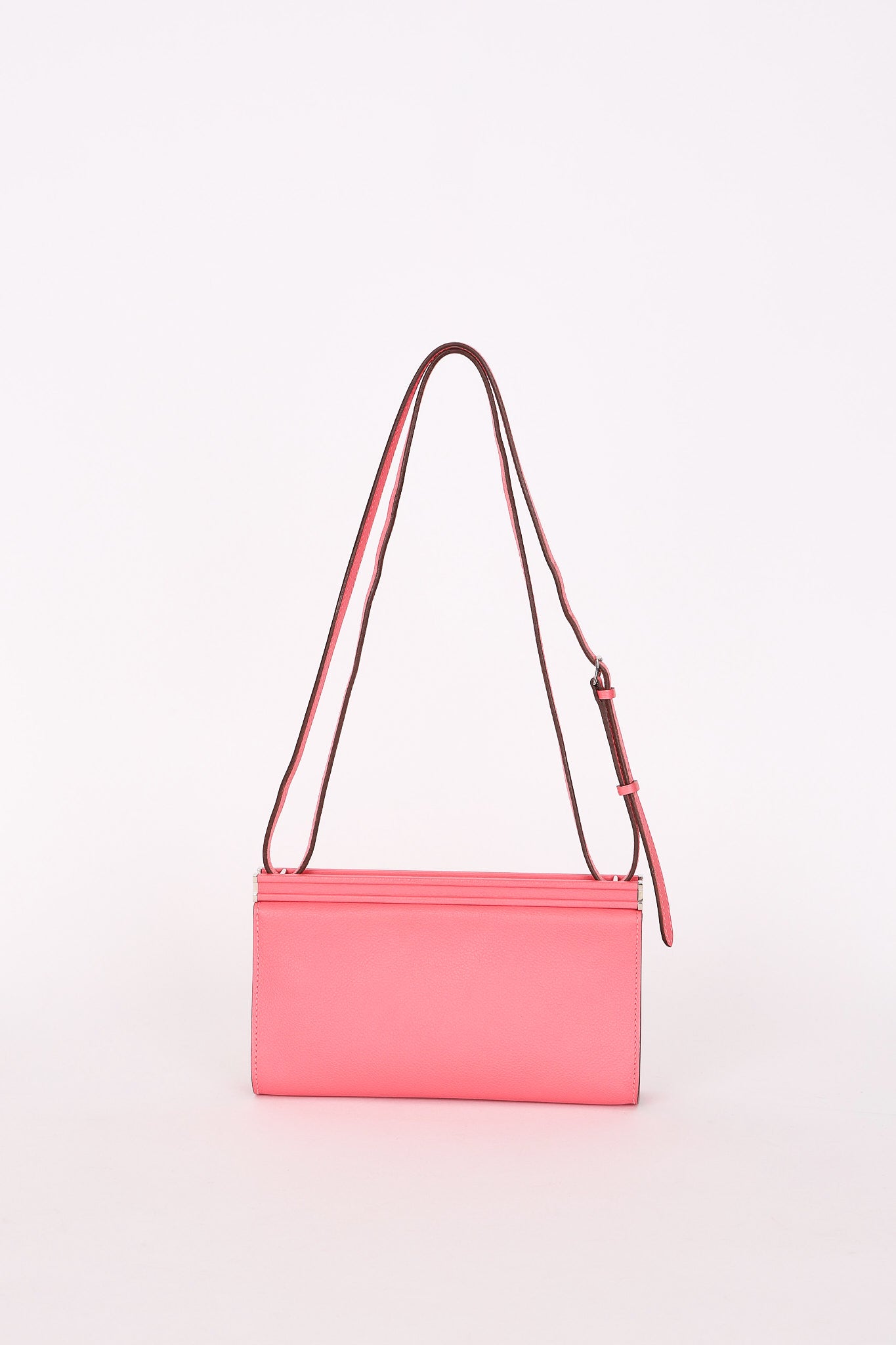 Hermès Clic-H 21 Shoulder Bag Rose Azalee Evercolor PHW