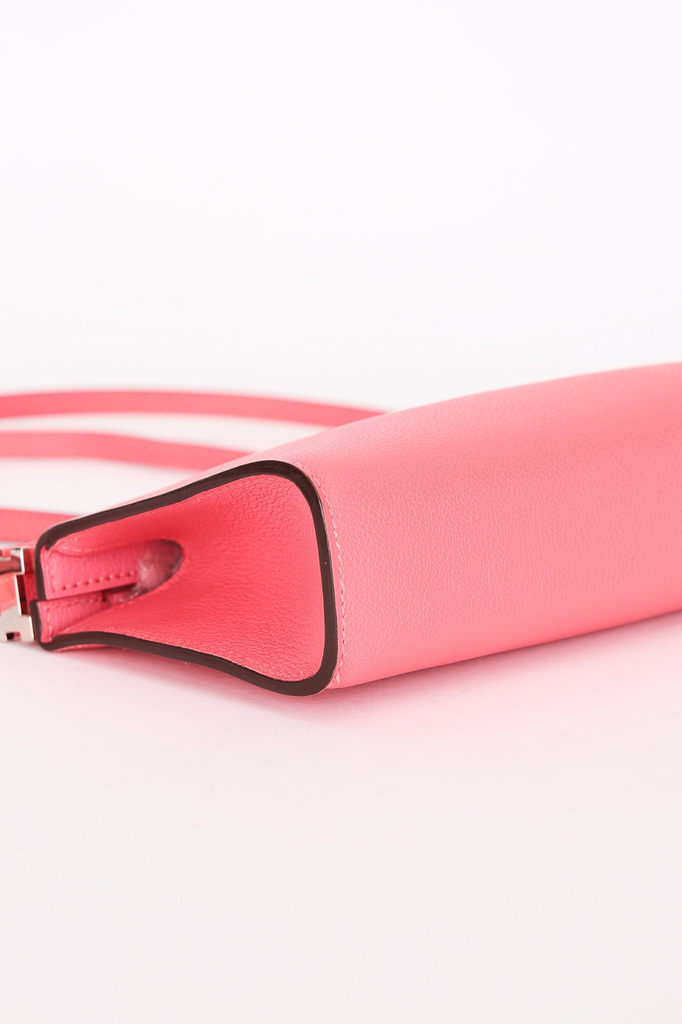 Hermès Clic-H 21 Shoulder Bag Rose Azalee Evercolor PHW