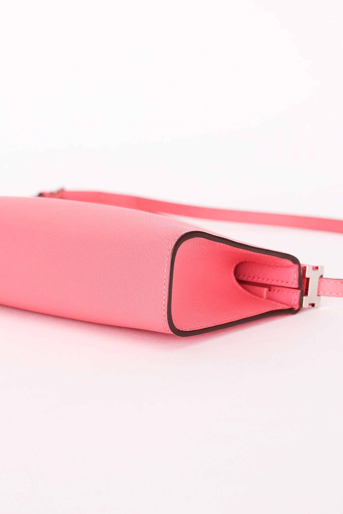 Hermès Clic-H 21 Shoulder Bag Rose Azalee Evercolor PHW
