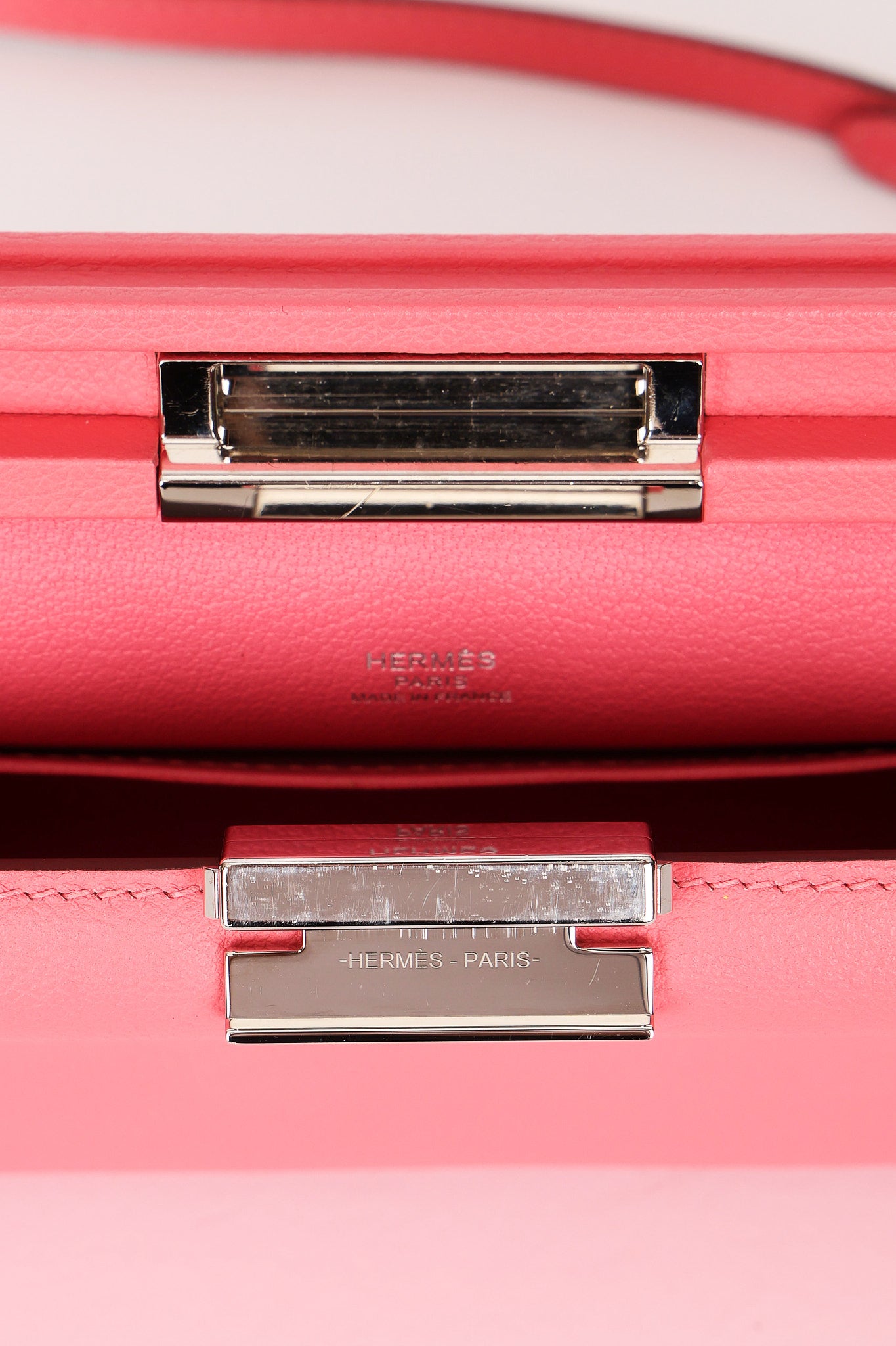 Hermès Clic-H 21 Shoulder Bag Rose Azalee Evercolor PHW