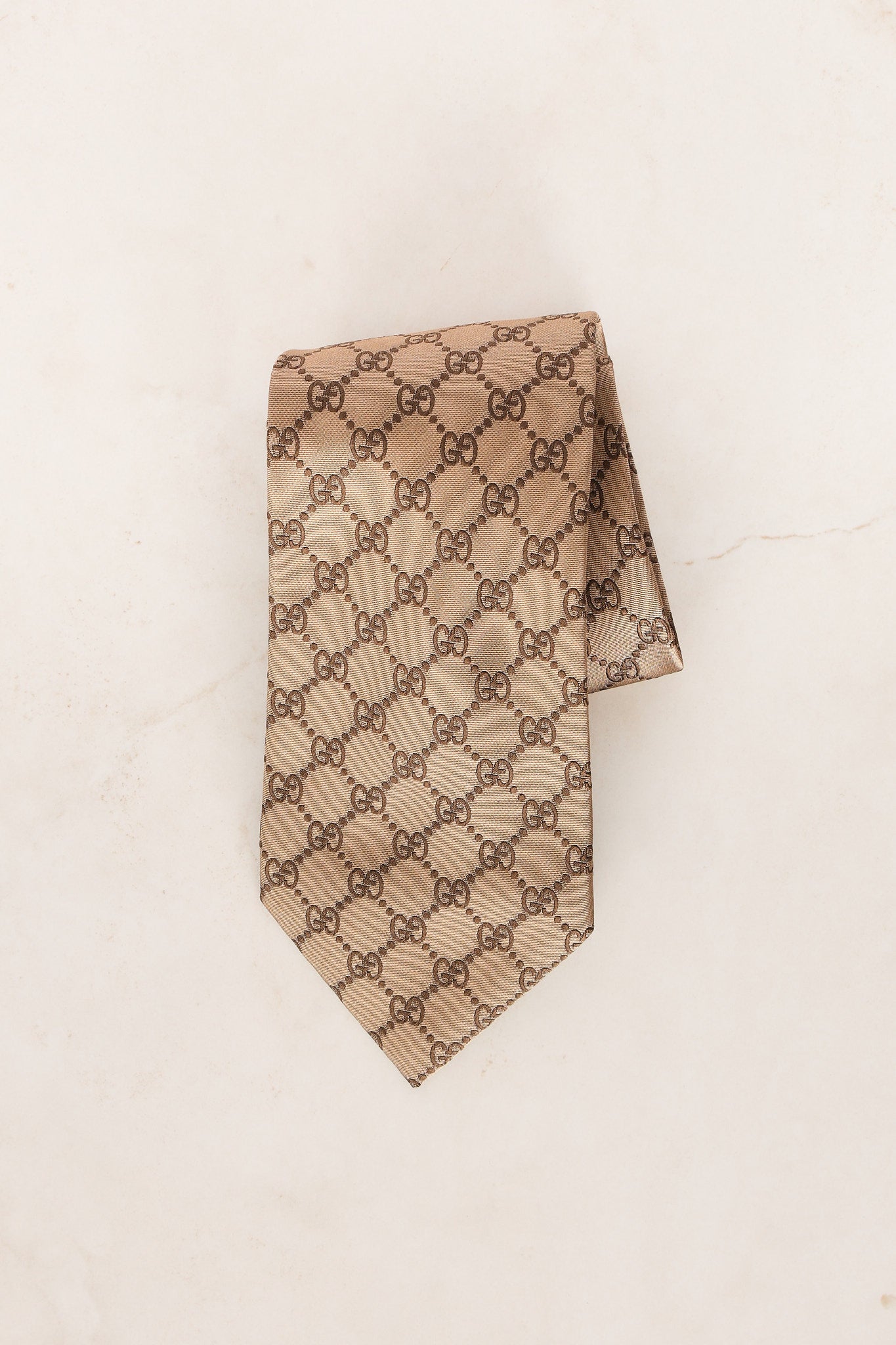 Gucci Monogram Silk Tie
