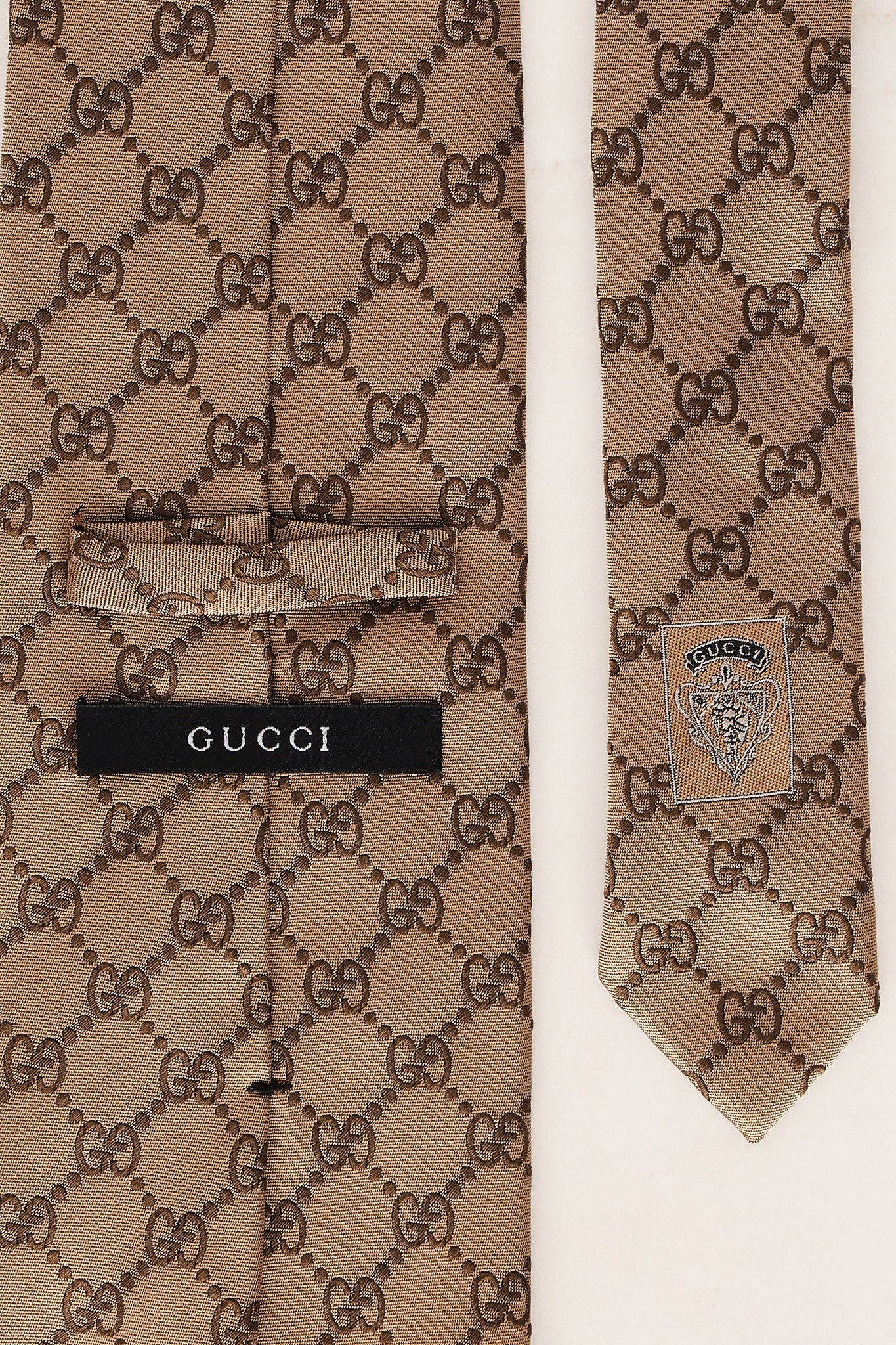 Gucci Monogram Silk Tie