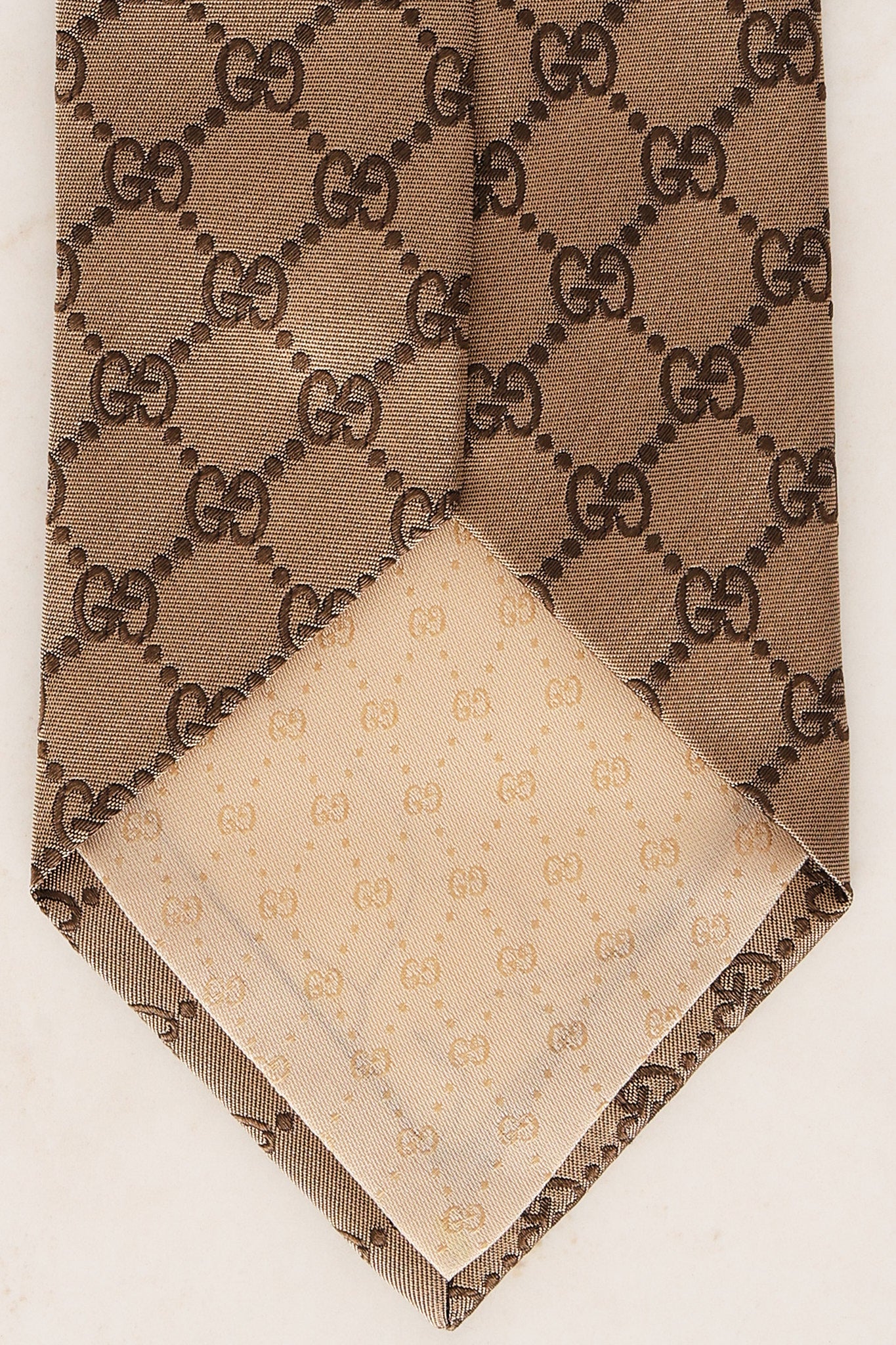 Gucci Monogram Silk Tie