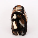 Chanel Mink Fur Patchwork Medium Single Flap AGHW