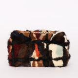 Chanel Mink Fur Patchwork Medium Single Flap AGHW