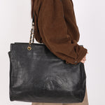 Chanel Timeless Tote Black Caviar 24K GP