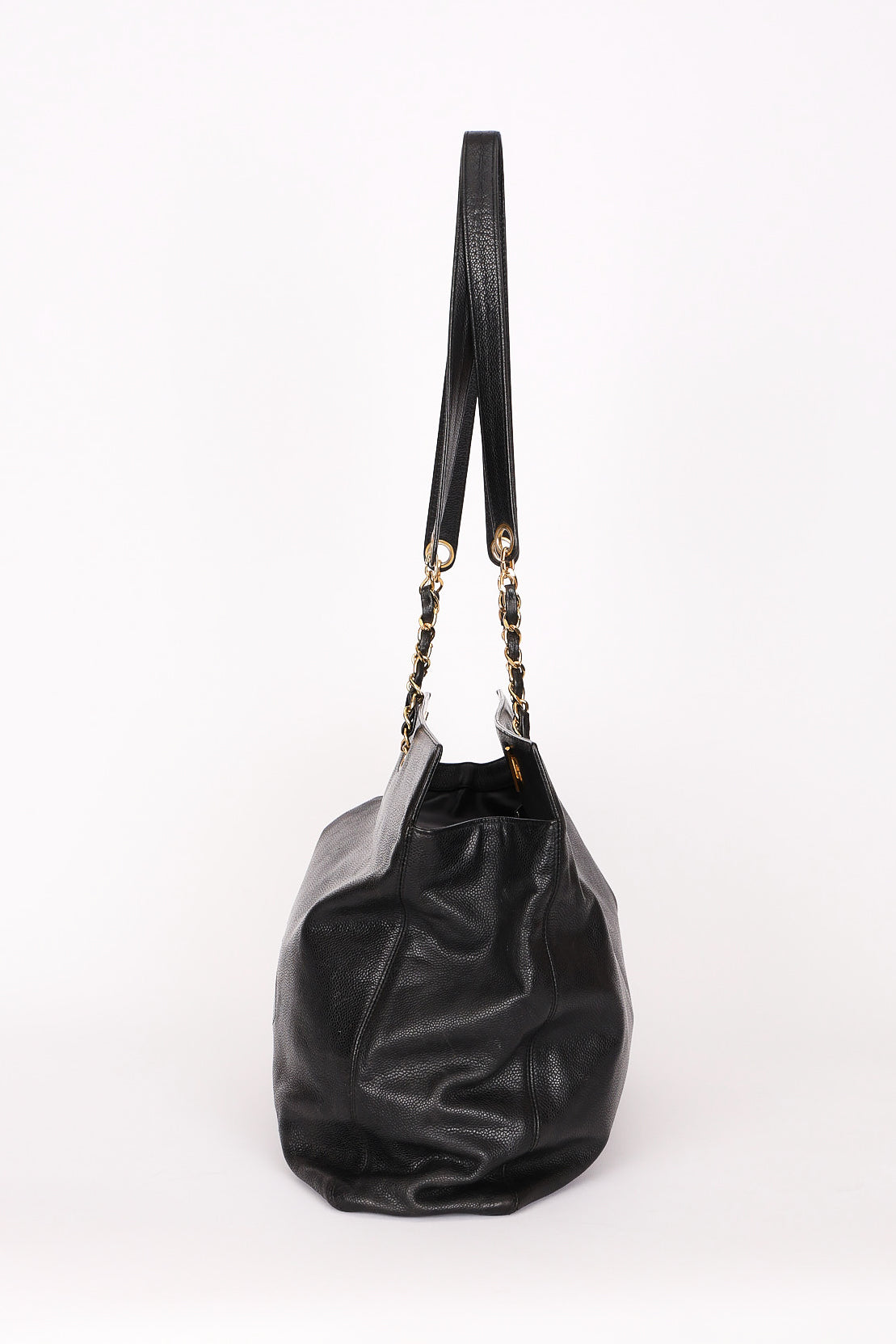 Chanel Timeless Tote Black Caviar 24K GP