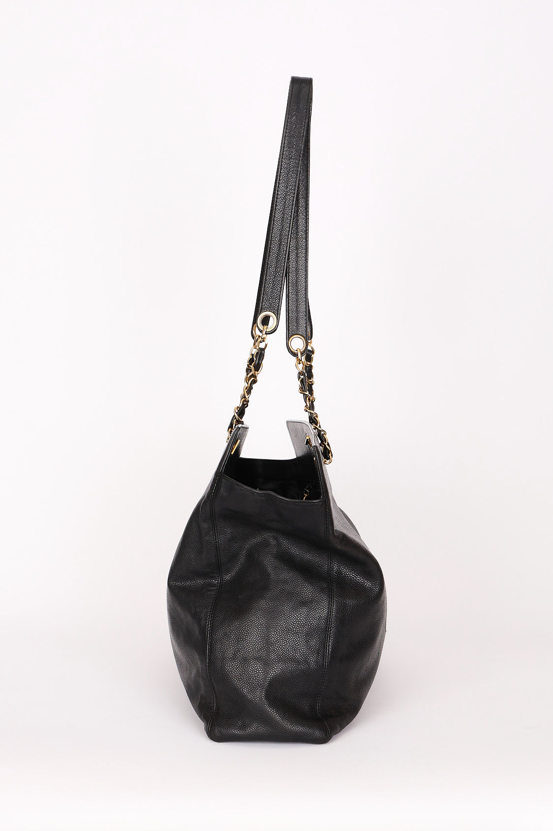 Chanel Timeless Tote Black Caviar 24K GP