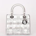 Dior x Penny Slinger "30 Avenue Montaigne" Medium Lady Dior Silver