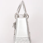 Dior x Penny Slinger "30 Avenue Montaigne" Medium Lady Dior Silver