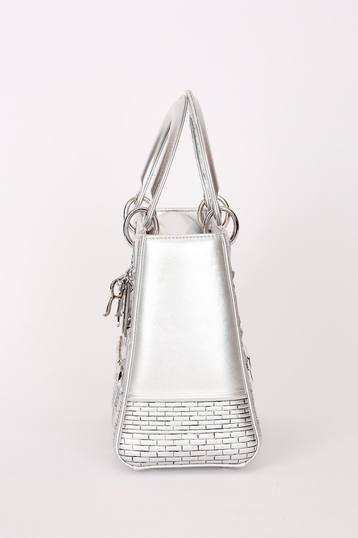 Dior x Penny Slinger "30 Avenue Montaigne" Medium Lady Dior Silver