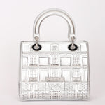 Dior x Penny Slinger "30 Avenue Montaigne" Medium Lady Dior Silver