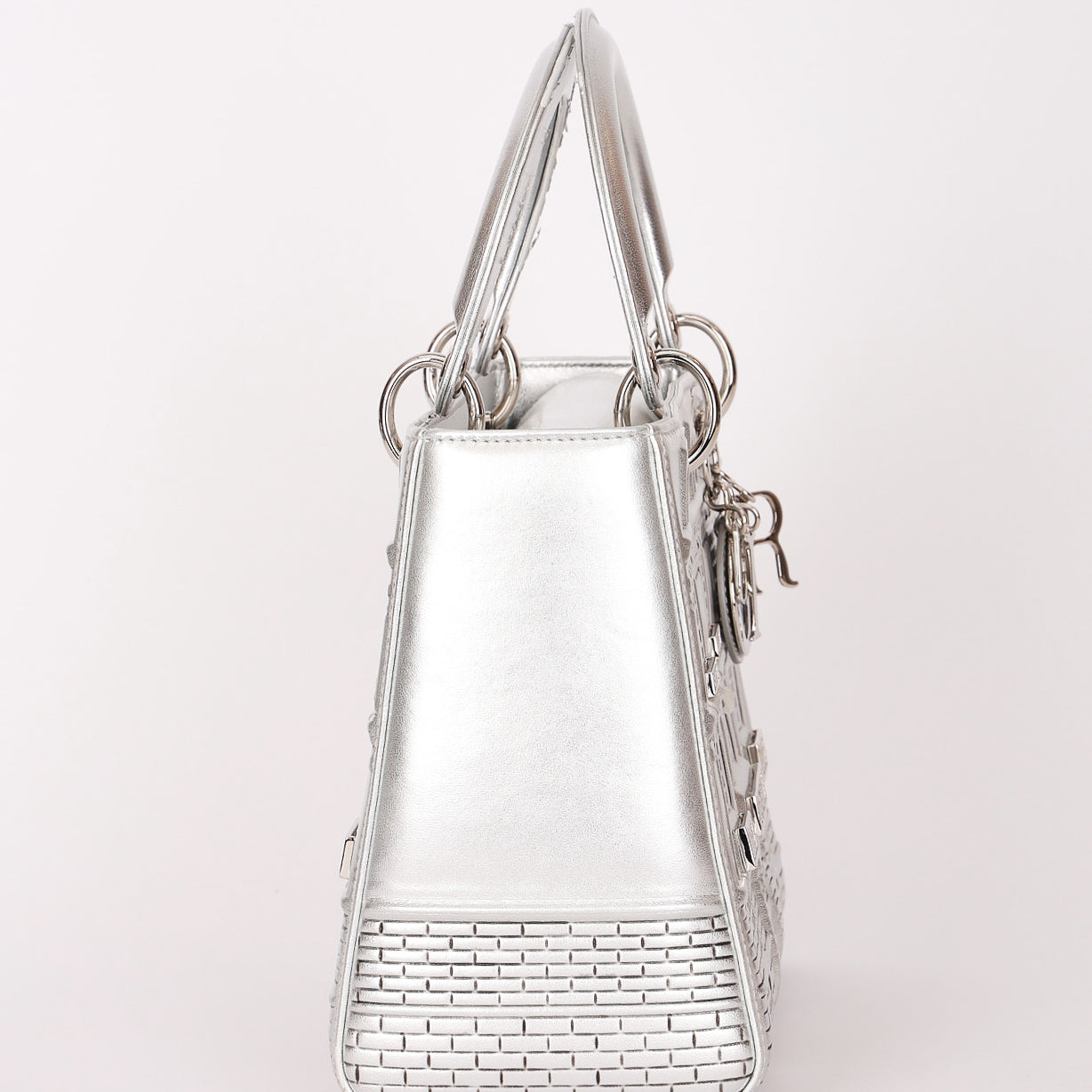 Dior x Penny Slinger "30 Avenue Montaigne" Medium Lady Dior Silver