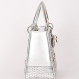 Dior x Penny Slinger "30 Avenue Montaigne" Medium Lady Dior Silver