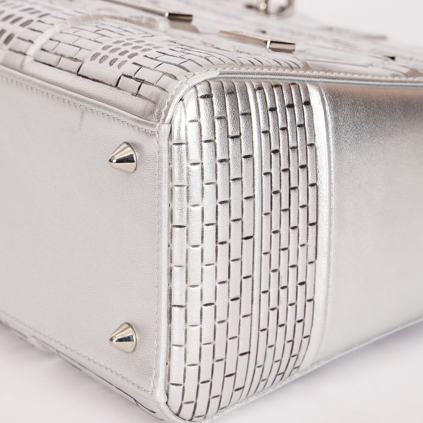Dior x Penny Slinger "30 Avenue Montaigne" Medium Lady Dior Silver