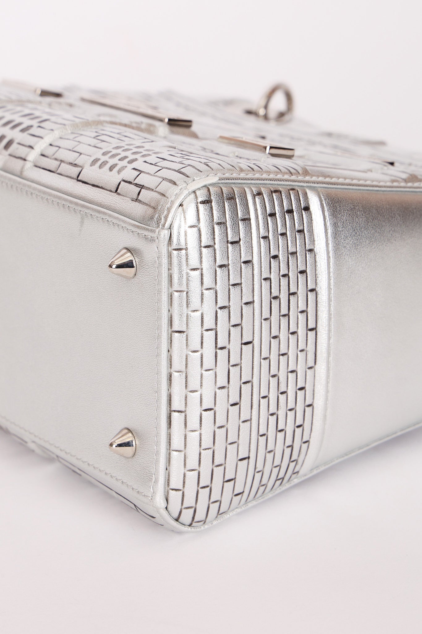 Dior x Penny Slinger "30 Avenue Montaigne" Medium Lady Dior Silver