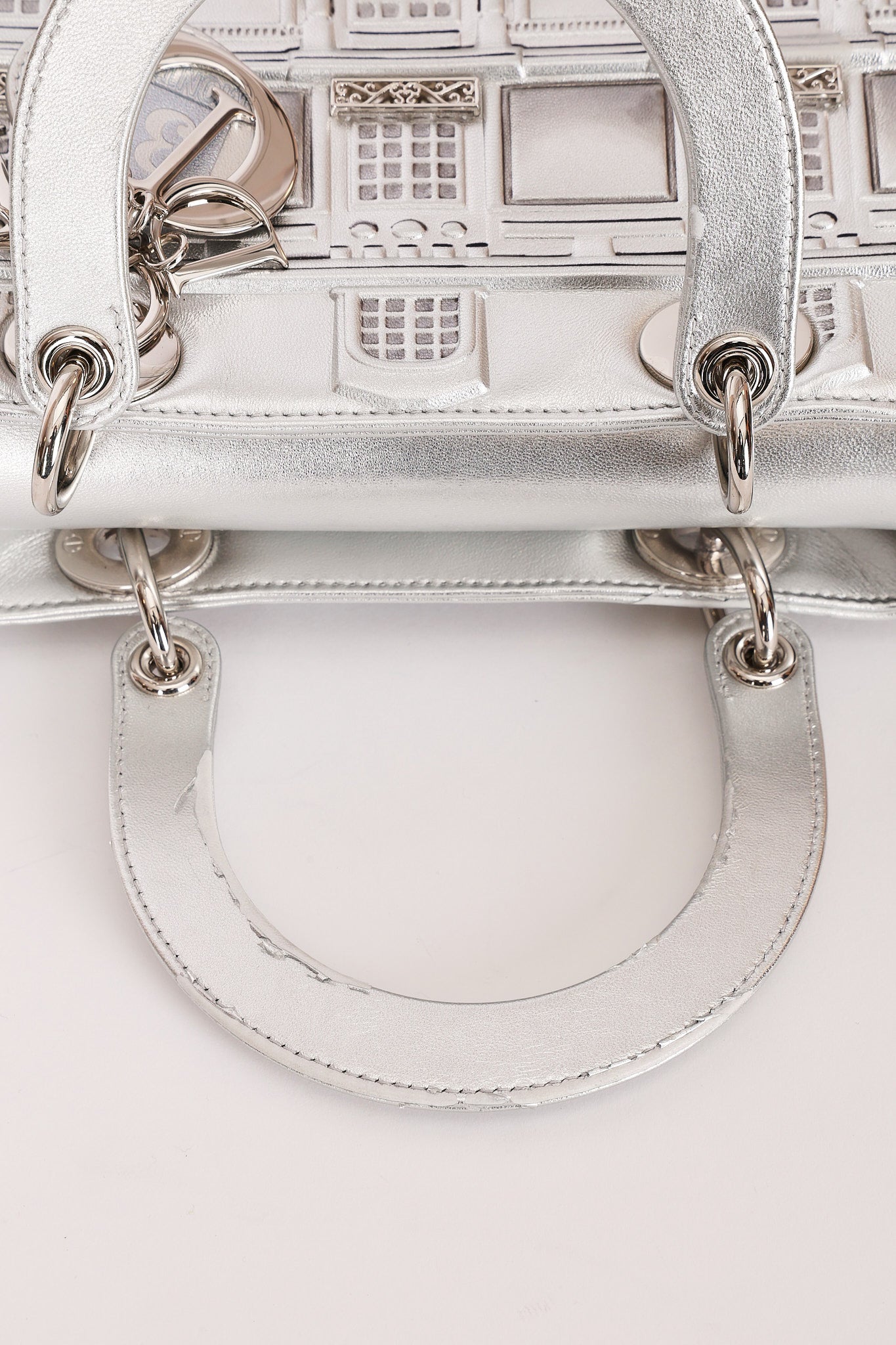 Dior x Penny Slinger "30 Avenue Montaigne" Medium Lady Dior Silver