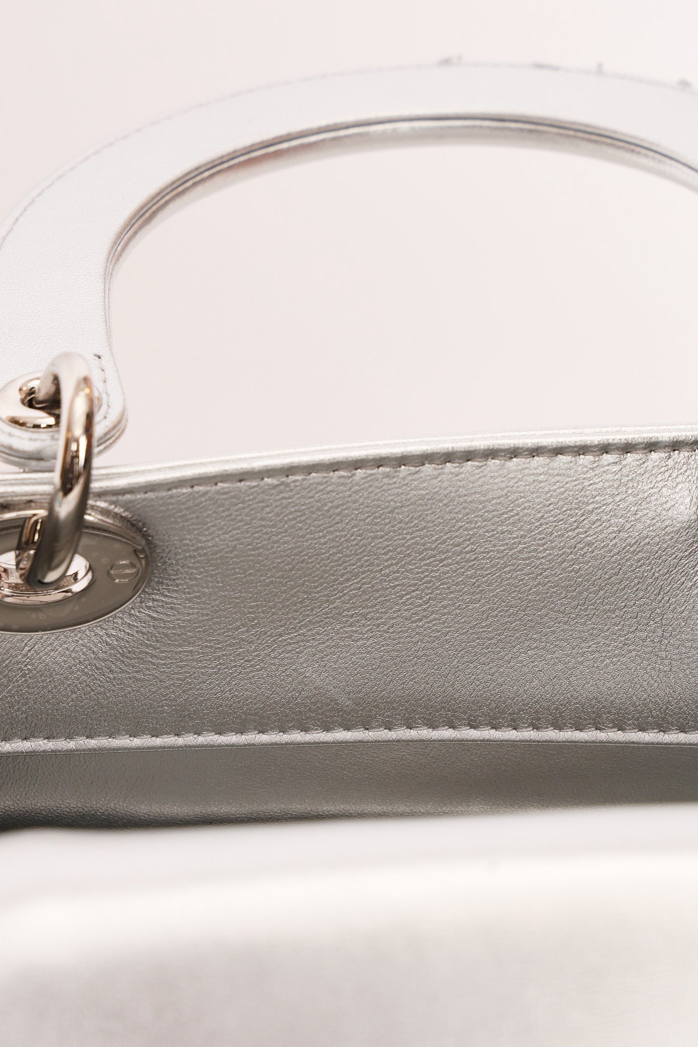 Dior x Penny Slinger "30 Avenue Montaigne" Medium Lady Dior Silver