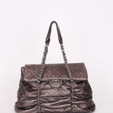 Chanel Sharpei Flap Metallic Grey 2007 SHW