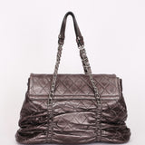 Chanel Sharpei Flap Metallic Grey 2007 SHW