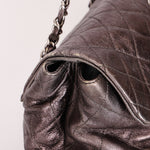 Chanel Sharpei Flap Metallic Grey 2007 SHW