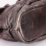 Chanel Sharpei Flap Metallic Grey 2007 SHW