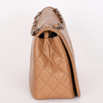 Chanel Timeless Flap Beige Caviar SHW
